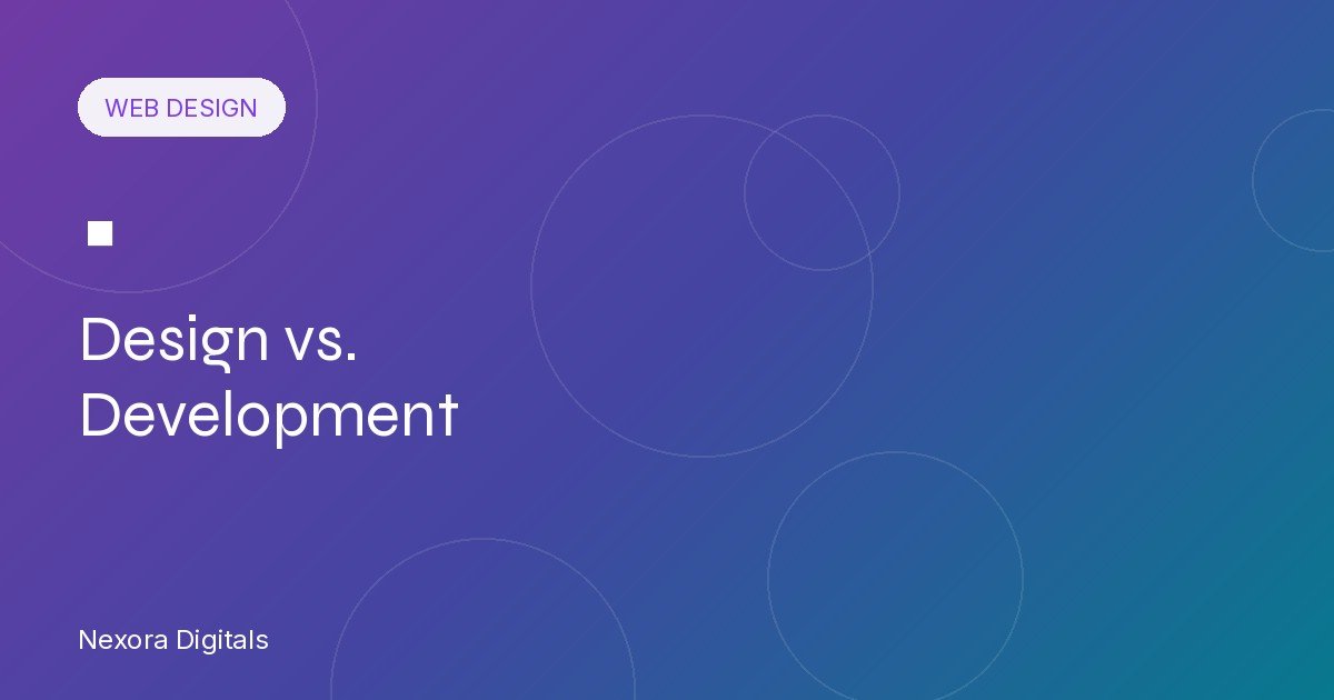 Web Design vs. Web Development: What's Actually the Difference?